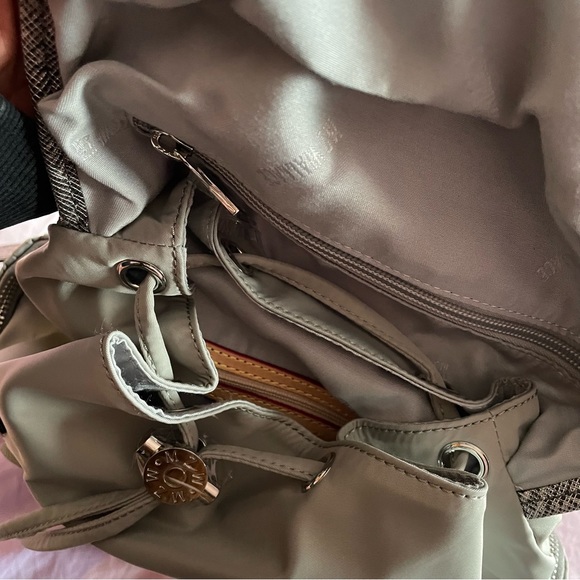 mz wallace- dove gray grey marlena detailed medium sized backpack nwt - Picture 9 of 12